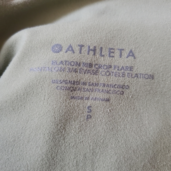 Athleta Elation Ribbed Flare pants - Picture 8 of 9